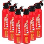Compact 6-Pack Fire Extinguishers for Home & Travel