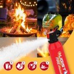Compact 6-Pack Fire Extinguishers for Home & Travel