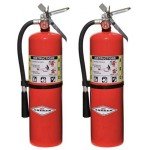 Amerex B456 Wall Mount Fire Extinguisher Set