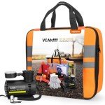 VCANENERGY Car Emergency Safety Kit with Air Compressor