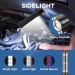 SINSEN Solar Rechargeable Car Safety Hammer Flashlight