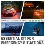 HOKENA 9-Piece LED Road Flare Safety Kit