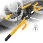 CARTMAN Adjustable Steering Wheel Lock for Vehicles