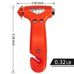 Car Safety Hammer and Seatbelt Cutter 2-Pack
