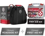 Survival Car Emergency Kit with First Aid & Jumper Cables