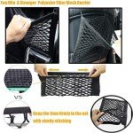 Dog Car Net Barrier and Storage Organizer