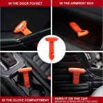 Car Safety Hammer and Seatbelt Cutter 2-Pack