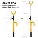 CARTMAN Adjustable Steering Wheel Lock for Vehicles