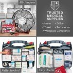 Survival Car Emergency Kit with First Aid & Jumper Cables
