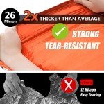 Frelaxy Extra-Large Emergency Blanket 2-Pack