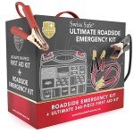 Survival Car Emergency Kit with First Aid & Jumper Cables