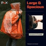 Emergency Poncho & Mylar Blanket 4-Pack