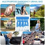 DIBBATU 12 Pack Portable Urine Bags for Travel