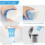 DIBBATU 12 Pack Portable Urine Bags for Travel