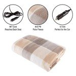 Stalwart 12V Heated Blanket for Cars and Trucks