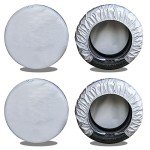 RV Tire Covers Set of 4 - Waterproof Protection