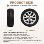 RV Tire Covers Set of 4 - Waterproof Protection
