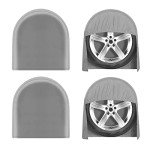 Waterproof Tire Covers Set of 4 for RVs & Trailers