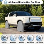 Waterproof Tire Covers Set of 4 for RVs & Trailers