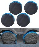 4-Pack Waterproof Tire Covers for Cars & RVs