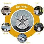 Youngever 4 Pack Waterproof Tire Covers, Fits 30-32