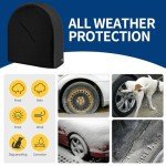 Tuszom Waterproof Tire Protectors - 4 Pack Covers