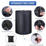 Durable Waterproof Tire Covers for Storage - 4 Tires