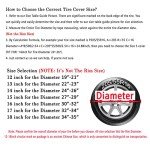 Thick Leather Spare Tire Cover for All Vehicles