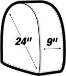32" Silver Tire Covers - Dustproof & Waterproof