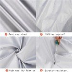32" Silver Tire Covers - Dustproof & Waterproof
