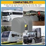 RV Tire Covers 4-Pack for 19-22 Inch Wheels