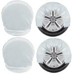 Youngever 4-Pack Waterproof Tire Covers for Vehicles