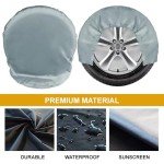 Youngever 4-Pack Waterproof Tire Covers for Vehicles