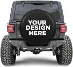 Custom Durable PVC Leather Spare Tire Cover