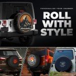 Custom Durable PVC Leather Spare Tire Cover
