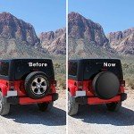 Moonet Universal Thick Leather Spare Tire Cover