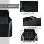 Waterproof Leather Sporty Car Floor Mats Set of 4