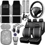 Bling Diamond Car Accessories Set for Women