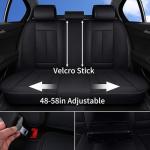 Coverado Full Set Car Seat Covers - Waterproof Black