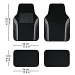 Waterproof Leather Sporty Car Floor Mats Set of 4
