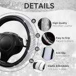 Bling Diamond Steering Wheel Cover and Mats Set