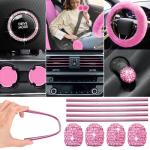 Fuzzy 43-Piece Car Seat Cover Set for Women