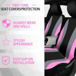Fuzzy 43-Piece Car Seat Cover Set for Women