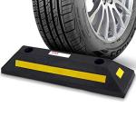 Pyle Heavy Duty Rubber Parking Curb Stopper