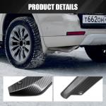 Lyxheth 2PCS Carbon Fiber Bumper Diffuser Spoilers