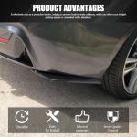 Lyxheth 2PCS Carbon Fiber Bumper Diffuser Spoilers