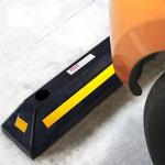Pyle Heavy Duty Rubber Parking Curb Stopper