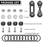 Universal Bumper Clips Quick Release Kit for Cars