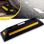 Pyle Heavy Duty Rubber Parking Curb Stopper
