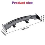 COGEEK Universal Mini Carbon Fiber Tail Spoiler